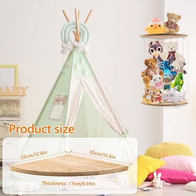 Armario de almacenamiento de juguetes para niños pequeños Organizador de rincones de animales rellenos