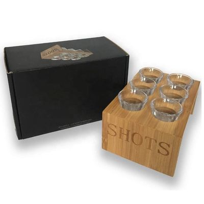 Envases de comunión de madera con vidrio simple y útil