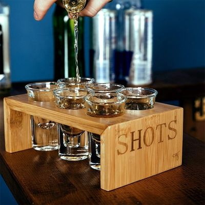 Tableros de vidrio de madera con pantalla de seda para el servicio VIP Madera de arce