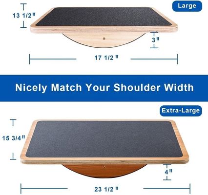 22.9 x 1.5 x 11.9 cm Tabla de Balance de Madera a medida para Tablas de Balance de Oficina y Fitness