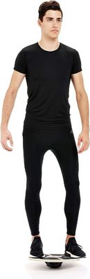 Fundamentos Tablero de balanceo de ejercicios de madera oscilante 22.9 x 1.5 x 11.9 cm Decoración interior