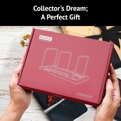 Organizador de discos de vinilo extensible de madera, soporte para soportes para almacenamiento de tipo de pie