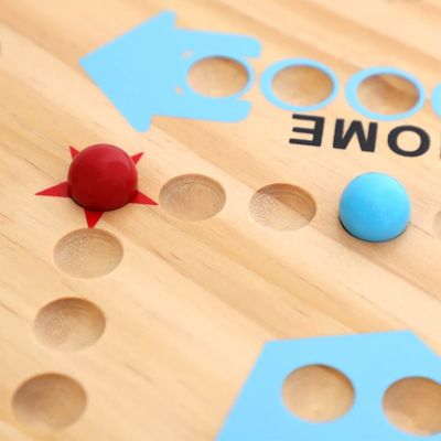 Gran cantidad de roble sólido de doble cara mármoles juego de tablero de madera con logotipo personalizado