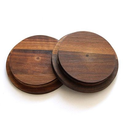 Pedido personalizado aceptado Cocina dulces especias Jarrón de vidrio con tapa de nuez negra sin derramamiento