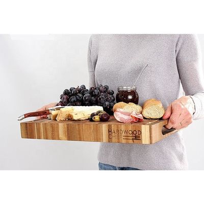Tabla de cortar de madera asequible para cortar verduras no soporta la selección de ocasiones