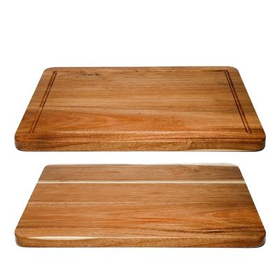 Tabla de corte de madera de toda la temporada Comida de cocina y aceite vegetal Color natural