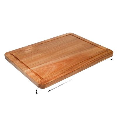 Tabla de corte de madera de toda la temporada Comida de cocina y aceite vegetal Color natural