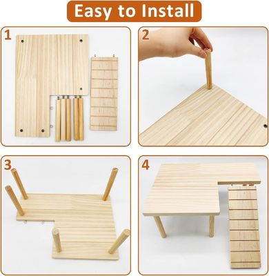 Accesorios para la jaula de juguetes con tipo de cierre de empuje