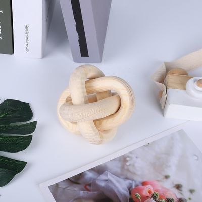 Moderno de estilo personalizado de madera natural de cadena de enlace Decorativo de la pared de la decoración de la cadena para el té / café / dulces