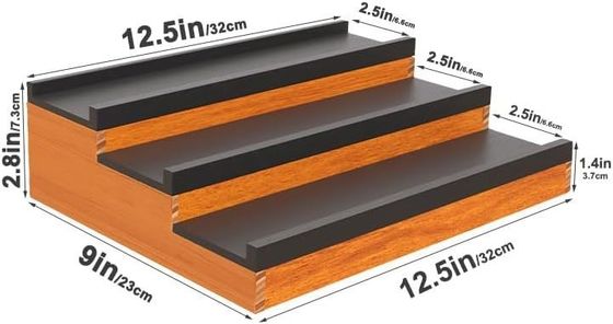 Organizador de stand de Colonia de 3 niveles para todas las temporadas con espacio de almacenamiento oculto y tipo de pie