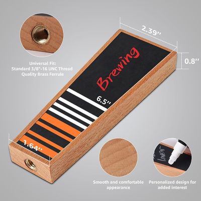 Manos de grifo de cerveza de pizarra personalizables para bares y restaurantes Logotipo incluido