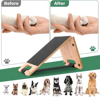 Cuidado de las uñas para perros sin miedo Pad de rascado ahorrando espacio con logotipo personalizado y diseño ajustable