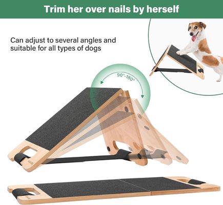 Cuidado de las uñas para perros sin miedo Pad de rascado ahorrando espacio con logotipo personalizado y diseño ajustable