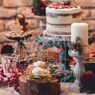 Como su petición Acrílico lista de bebidas de la barra de bodas de la señal con soporte de madera personalizado