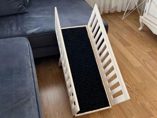 Rampa de madera para perros de edad avanzada Tipo de artículo Camas Sofas Alturas ajustables Alfombra antideslizante Madera