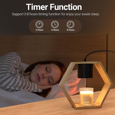 Portadores de velas de pilares de madera de color marrón rústico moderno para decoración del hogar 3D x 9 "W x 22"H