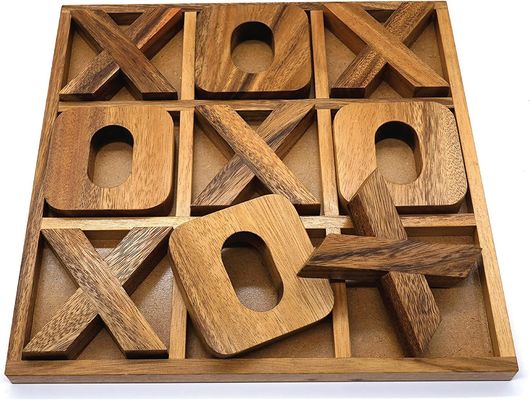 Juego de mesa de madera XOXO para mujeres perfecto para viajes o entretenimiento en el patio trasero