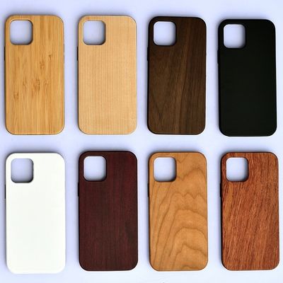 Pedido OEM/ODM Aceptado Cuerpo telefónico de cubierta de madera en color natural con logotipo personalizado