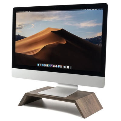 Stand de pantalla de ordenador LCD de madera con diseño ergonómico y material de madera