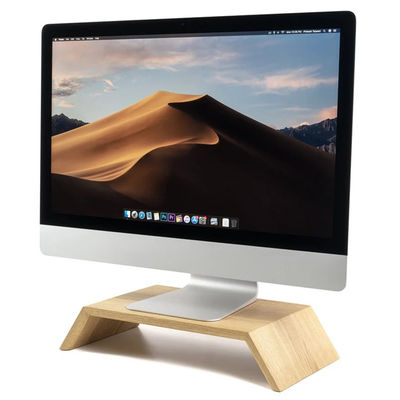 Stand de pantalla de ordenador LCD de madera con diseño ergonómico y material de madera