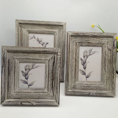 Cuadros de madera de 4" 6" 7" en estilo rústico personalizado tallados a mano con color plano