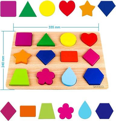 Muestra de puzzles de alfabeto y números de madera gratuitos para el desarrollo educativo