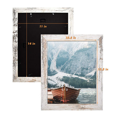 Conjuntos de fotogramas de madera Shabby Chic con decoración de pared rústica personalizada