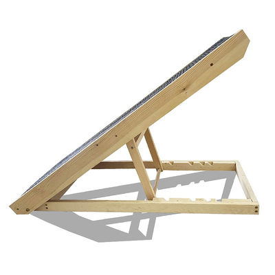 Productos de entrenamiento para mascotas Escalera de escalada para perros ajustable antideslizante de madera para entrenamiento y pintura