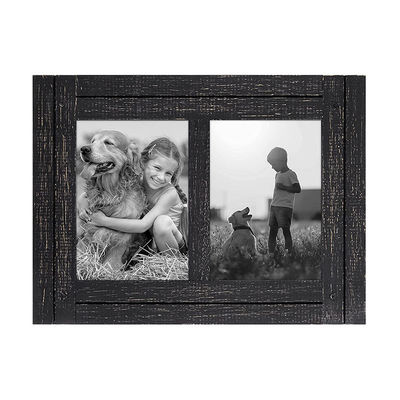 Cuadro de madera rústica montado en la pared o en la mesa