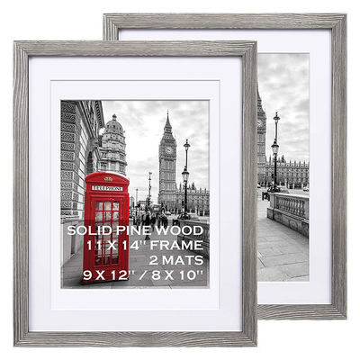 Impresión de tamaño personalizado Marco de fotos de madera rústica para sus soluciones de impresión