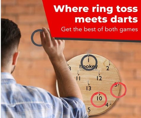 Entretenimiento al aire libre para adultos y niños Juego de lanzamiento de anillos personalizado Entretenimiento perfecto para la fiesta