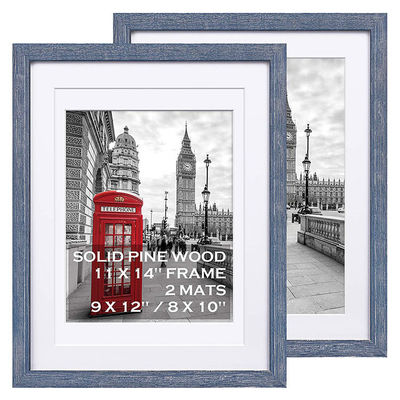 4x6 5x7 6x8 9x13 11x14 13x18 marcos de pantalla de madera rústica con logotipo personalizado