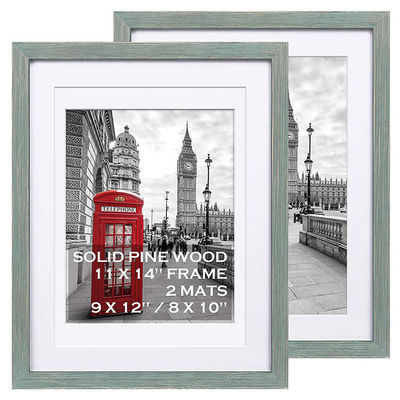 4x6 5x7 6x8 9x13 11x14 13x18 marcos de pantalla de madera rústica con logotipo personalizado
