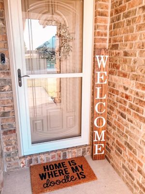Popular Venta Madera de abeto Casas de bodas Marco de señalización de bienvenida Europa natural/marrón/blanco