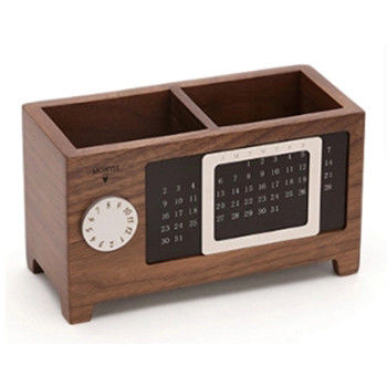 17X7.2X9.6cm Holder de lápiz de madera Caja de calendario de Adviento Mantenga sus suministros escolares organizados