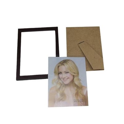 VL-PF02 marco de fotos decorativo de madera de color natural o como su color con impresión