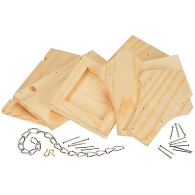 Decoración de exterior pequeña y linda, personalizada, palomas, casita de pájaros, comedero de madera para todas las estaciones.