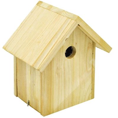 Casas hechas a mano colgantes de madera reciclada Casa de pájaros de madera caseta de reproducción de nidos ecológicos a medida