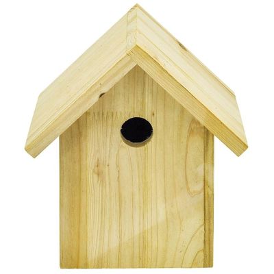 Casas hechas a mano colgantes de madera reciclada Casa de pájaros de madera caseta de reproducción de nidos ecológicos a medida