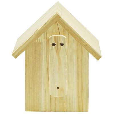 Casas hechas a mano colgantes de madera reciclada Casa de pájaros de madera caseta de reproducción de nidos ecológicos a medida