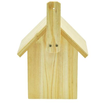 Casas hechas a mano colgantes de madera reciclada Casa de pájaros de madera caseta de reproducción de nidos ecológicos a medida