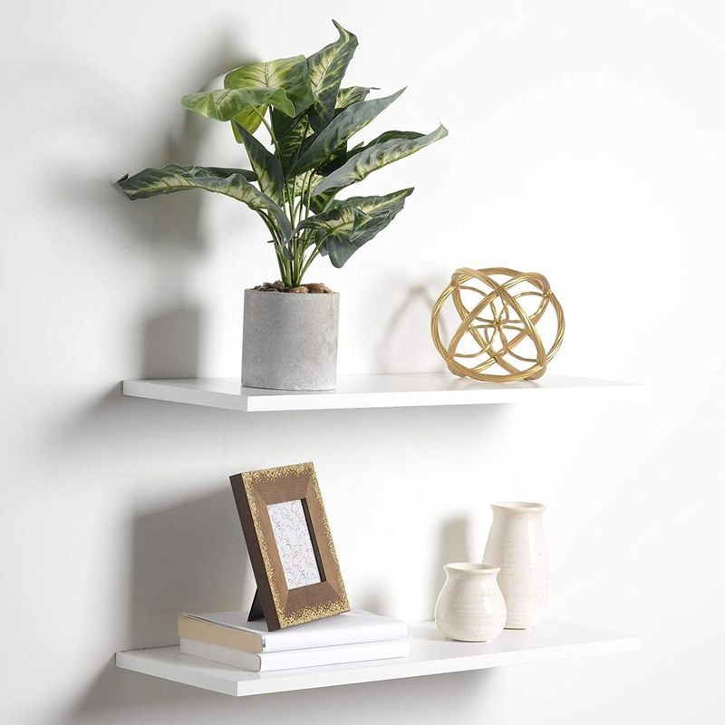 Estante flotante de libros para decoración del hogar