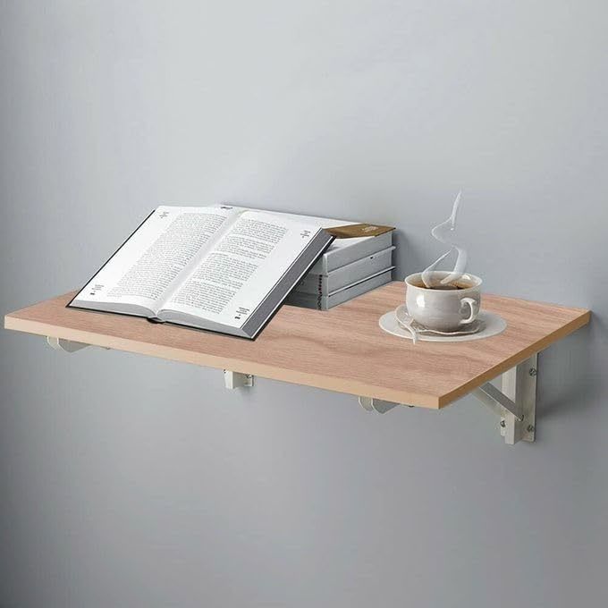 Servicio a medida Diseño moderno Estante de pared plegable de madera maciza para baño Decoración de paredes de madera