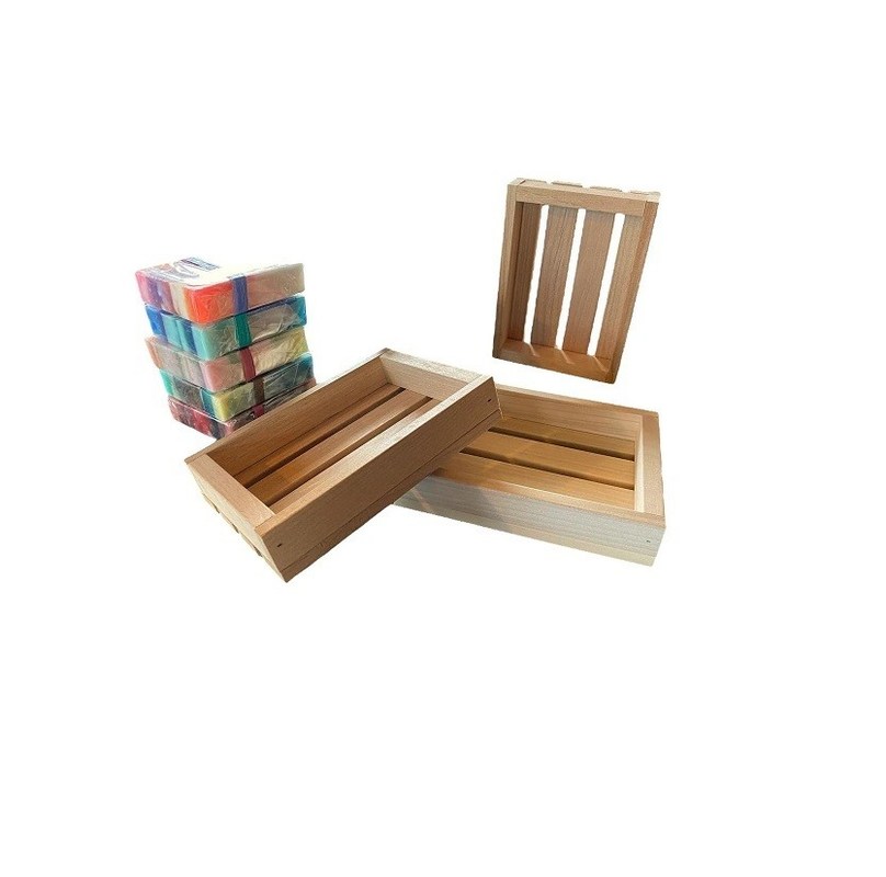 14 piezas de jabón de madera hecha a mano para todas las temporadas muestras gratuitas mañana