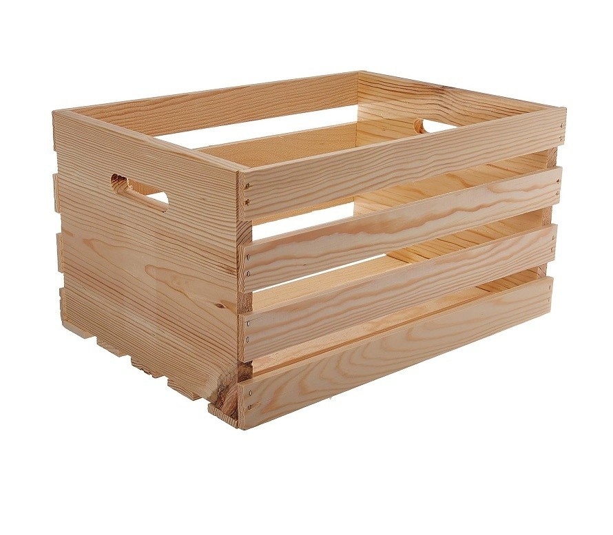 18 Lx12.5 Wx9.5 H Caja de madera rústica grande personalizada para su hogar marrón o solicitud