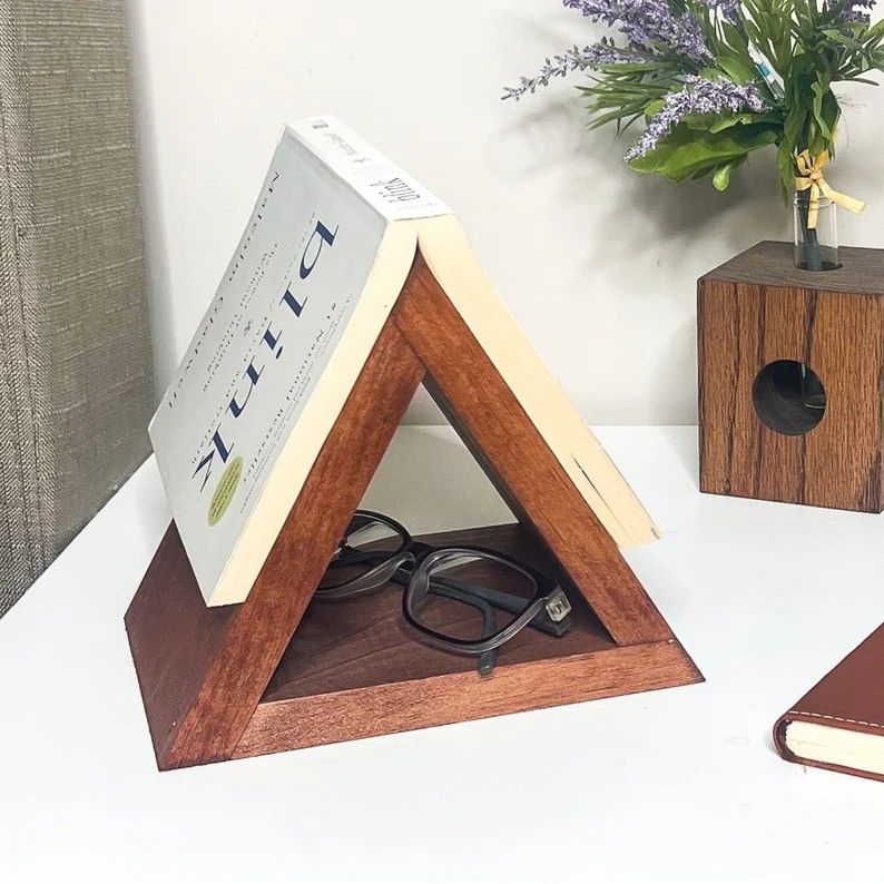 Estante de libros de madera personalizado Tipo de madera para pegatinas Estante de libros de madera