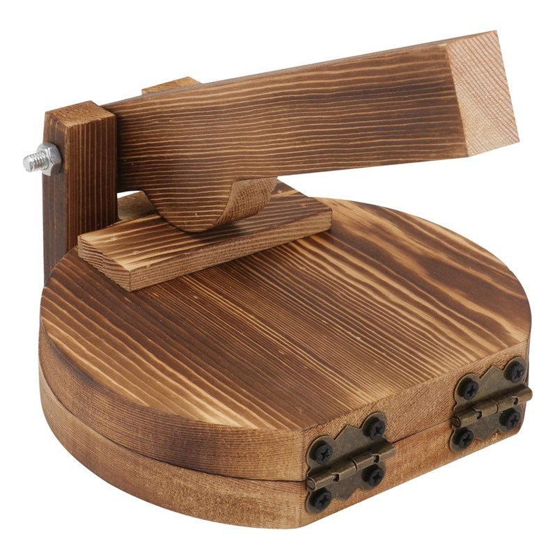 10 pulgadas de madera de acacia Tortilla Presioner para tortillas mexicanas caseras garantizado