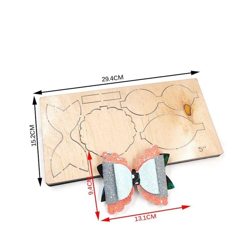 Madera a medida Artesanía artesanal Moldear arco Dichas de corte de madera para color natural o personalizado