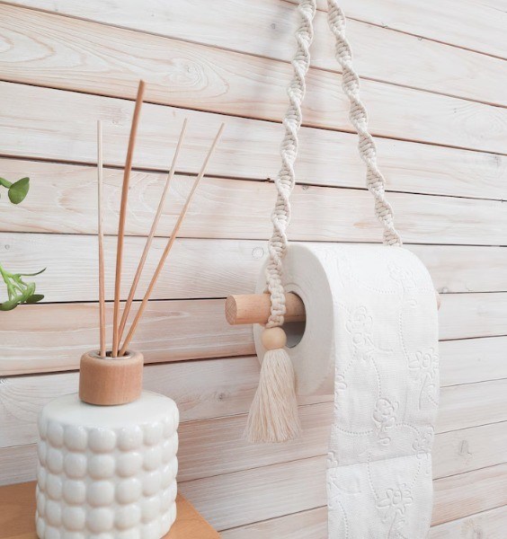 Diseño personalizado de madera de la barra de papel higiénico para el baño de ahorro de espacio esencial