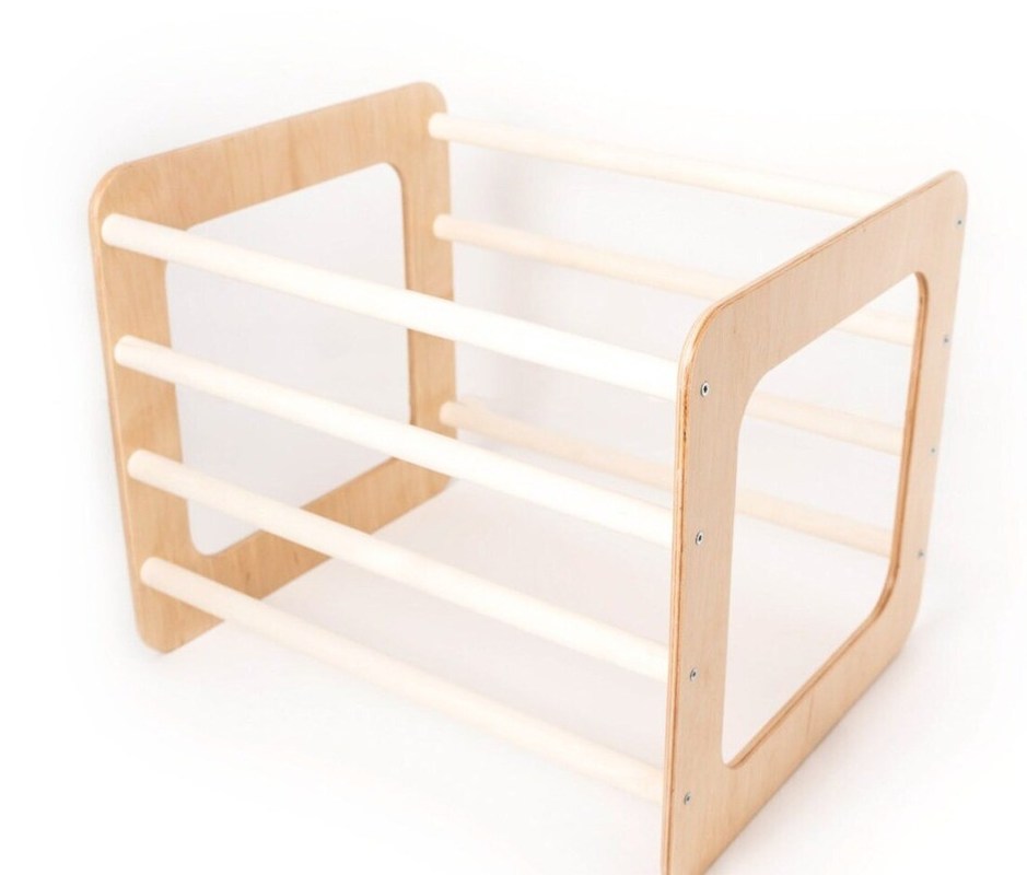 Equipo de juegos de madera para niños pequeños Cubo de escalada ventaja de gran cantidad